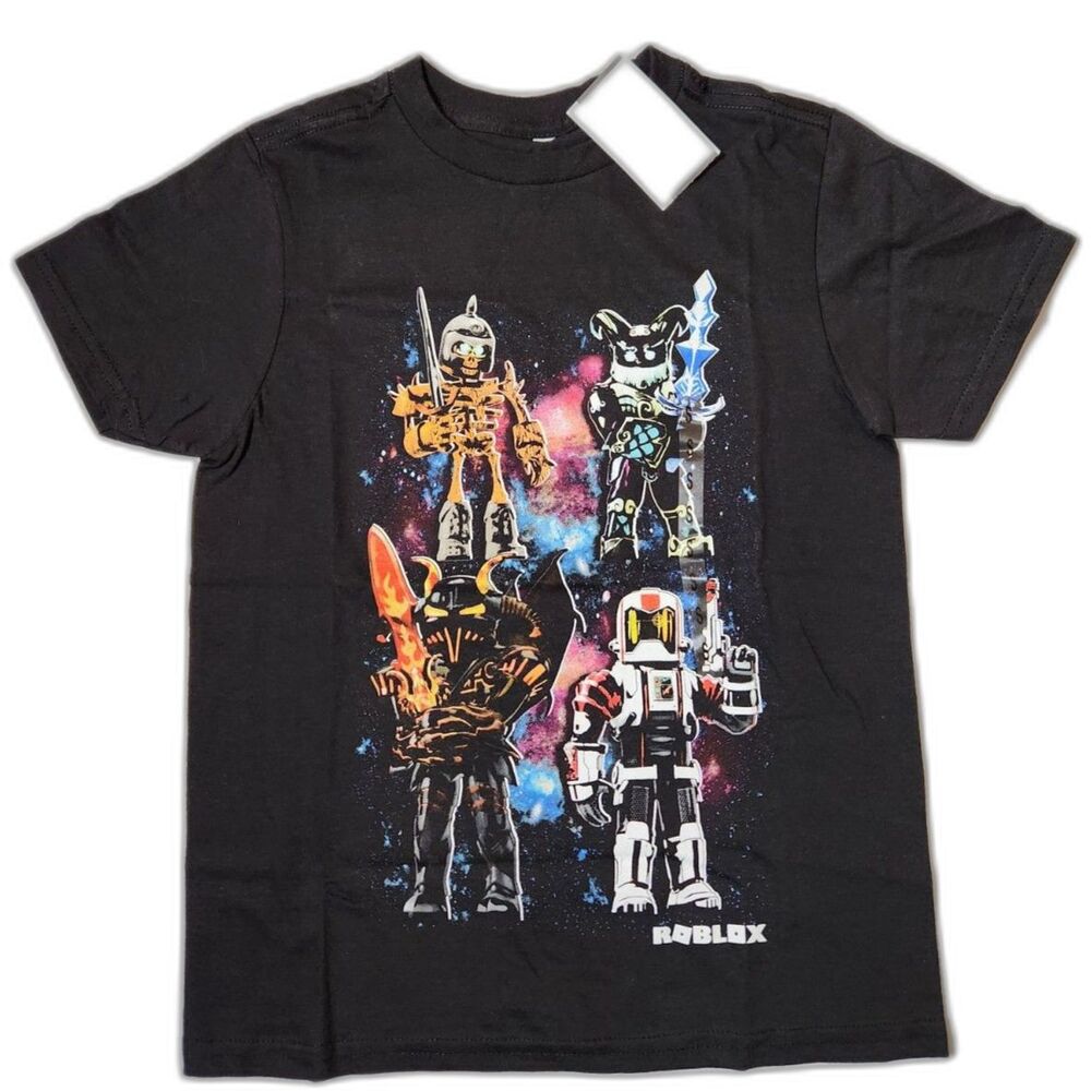 Roblox Gamer Tee Youth Small NWT – Black Graphic T‑Shirt